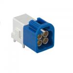 Mini fakra connector plug,right angle 2x2